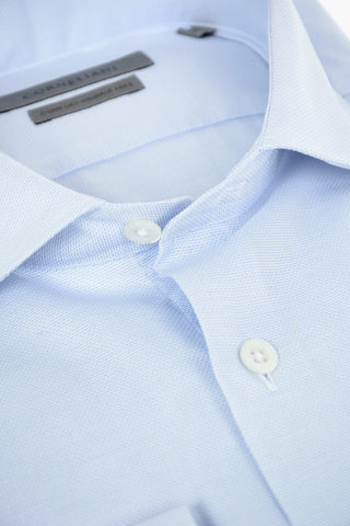 Bird's Eye Cotton COMFORT WRINKLE FREE Shirt with Handkerchief