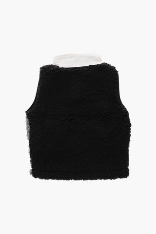 Faux Fur Sleeveless SHERPA Jacket