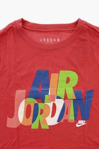 AIR JORDAN T-shirt Girocollo KSA MESSY ROOM con Stampa Logo