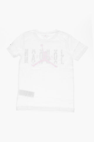 AIR JORDAN Contrasting Logo Printed Crew-Neck T-shirt