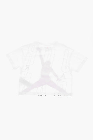 AIR JORDAN Maxi Printed BLOW OUT Crew-Neck T-shirt