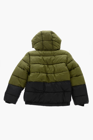 ALL STAR CHUCK TAYLOR 배색 플리스 안감 패딩 재킷