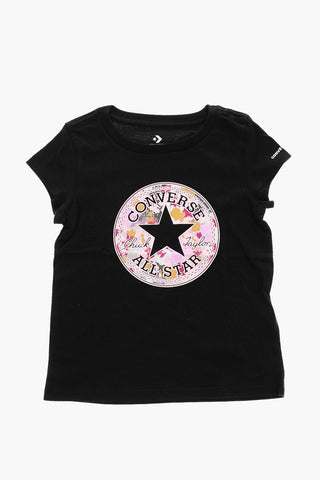 ALL STAR CHUCK TAYLOR Rundhals-T-Shirt mit großflächigem Frontprint