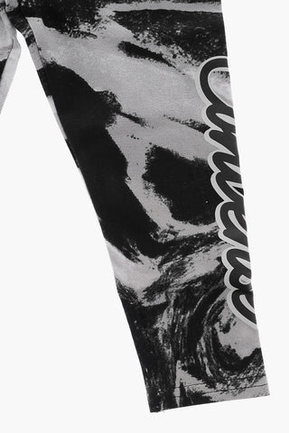 ALL STAR CHUCK TAYLOR Leggings Effetto Acid Wash a Vita Alta