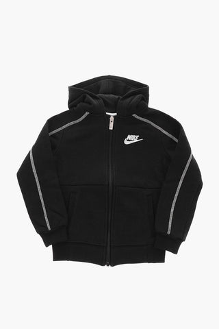 Brushed Cotton Hooded Sweatshirt AMPLIFY