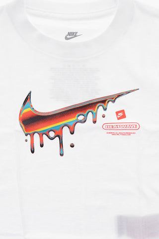 T-shirt Girocollo con Stampa Frontale