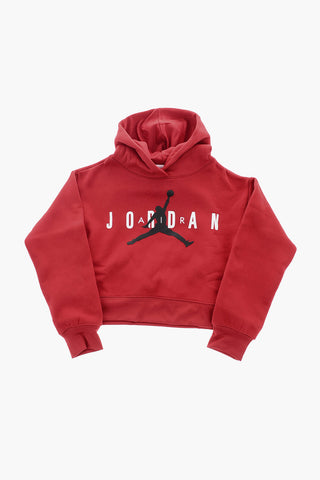 AIR JORDAN Felpa JUMPMAN in Cotone Felpato con Cappuccio