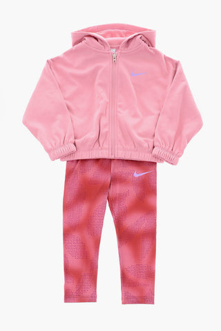Zip Sweatshirt and Polka Dots Set