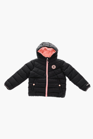 ALL STAR CHUCK TAYLOR Padded Solid-Color Jacket with Contrast Details