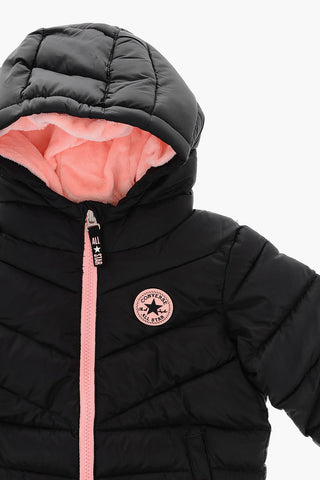 ALL STAR CHUCK TAYLOR Padded Solid-Color Jacket with Contrast Details