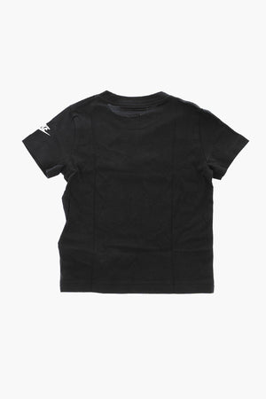 Crewneck T-Shirt with Print on Front
