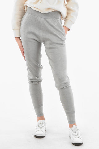 Silk 2-pocket Leggings with Embroidered Logo