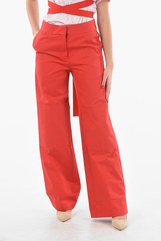 Twill Cotton WORKWEAR Palazzo Pants