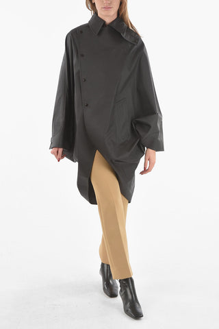 Removable Hood Coated Cotton Cape