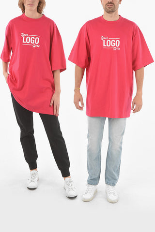 Crewneck YOUR LOGO HERE Printed T-Shirt