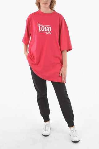 Crewneck YOUR LOGO HERE Printed T-Shirt