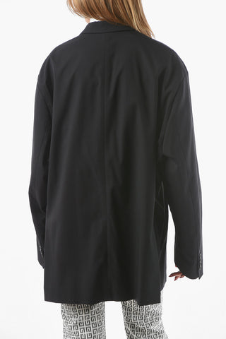 Tech fabric Oversized Blazer