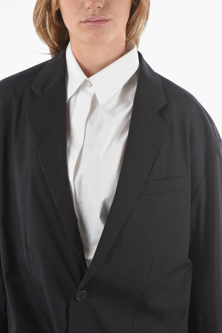 Tech fabric Oversized Blazer