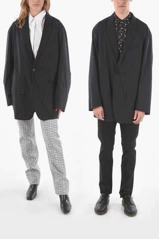 Tech fabric Oversized Blazer