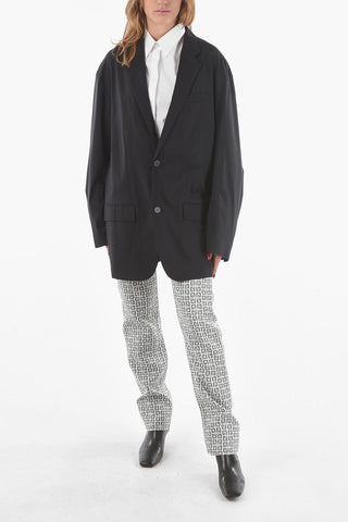 Tech fabric Oversized Blazer