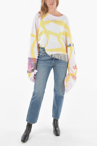 SUPERIOR Light-wash HIKER HOVER High-waisted Jeans with Distressed Detailings