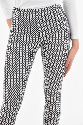 Tech Fabric Leggings in Monogram V Print