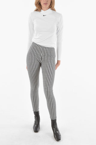 Tech Fabric Leggings in Monogram V Print