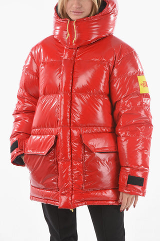 Oversized Down Parka with Removable Hood