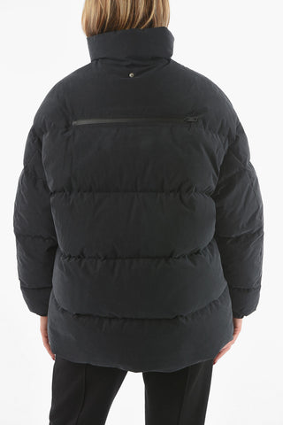 Removable Hood FROSTED Cotton Duvet Jacket