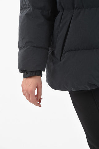 Removable Hood FROSTED Cotton Duvet Jacket
