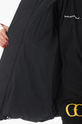 Removable Hood FROSTED Cotton Duvet Jacket