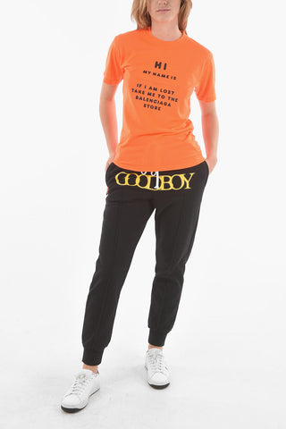 Crewneck HI MY NAME IS Printed T-shirt