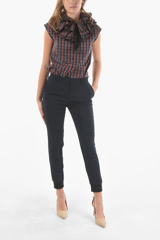 4 Pocket Elastic Cuffed Pants