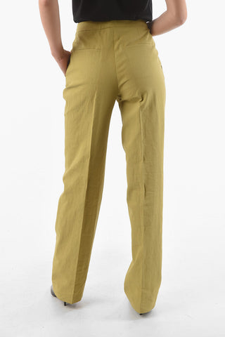 Linen Straight-leg Pants