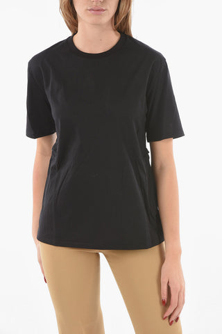 T-Shirt Slim Fit con Fascia in Vita Removibile 