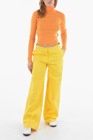 Twill Cotton WORKWEAR Palazzo Pants