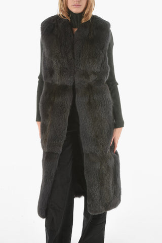 Fox Shearling MELODY Sleeveless Coat