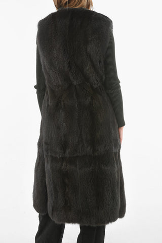 Fox Shearling MELODY Sleeveless Coat