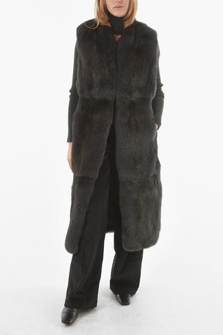 Fox Shearling MELODY Sleeveless Coat