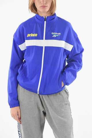 PRINCE Contrasting Details Sweatshirt with Zip Closure