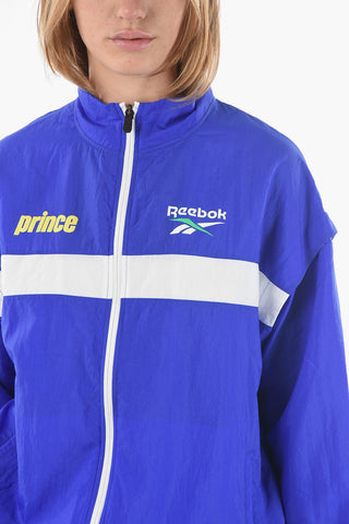 PRINCE Contrasting Details Sweatshirt with Zip Closure