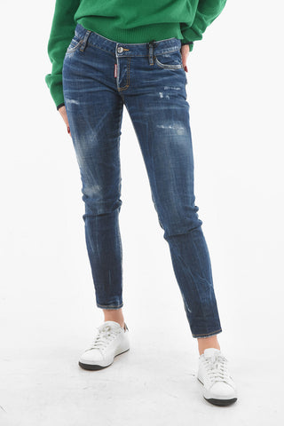 Jeans 5 Tasche JENNIFER FIT in Denim Distressed