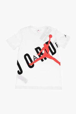 AIR JORDAN T-Shirt Girocollo con Stampa sul Fronte