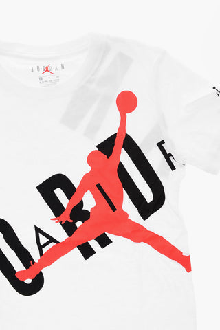 AIR JORDAN T-Shirt Girocollo con Stampa sul Fronte