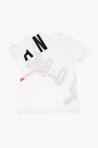 AIR JORDAN T-Shirt Girocollo con Stampa sul Fronte