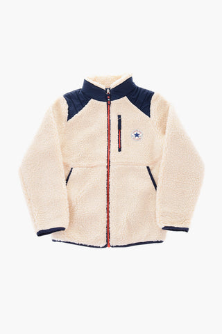 ALL STAR CHUCK TAYLOR 2 Pockets Sherpa Jacket with Zip Closure