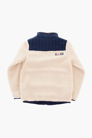 ALL STAR CHUCK TAYLOR 2 Pockets Sherpa Jacket with Zip Closure