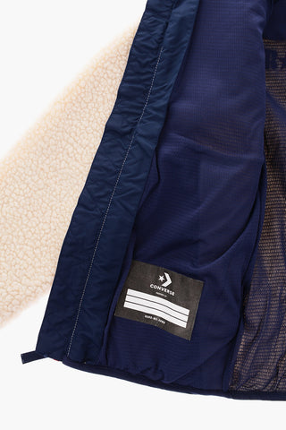 ALL STAR CHUCK TAYLOR 2 Pockets Sherpa Jacket with Zip Closure