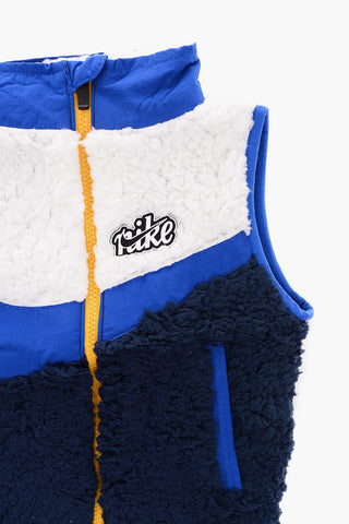 Sleeveless Sherpa Jacket