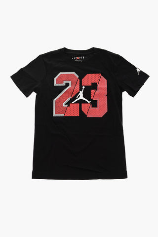 AIR JORDAN Maxi Embossed PrintedFront Crew-Neck T-shirt